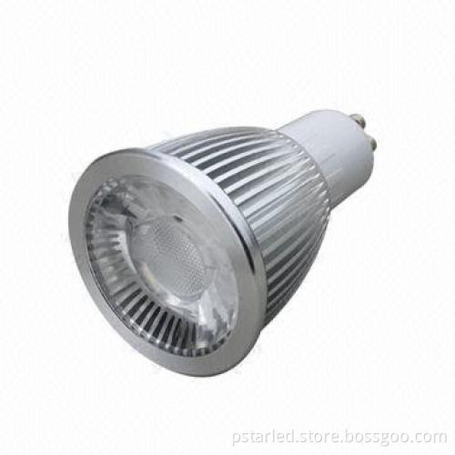 LED C-tick GU10 spots, 4, 5, 6, 8, 10W with pure aluminum